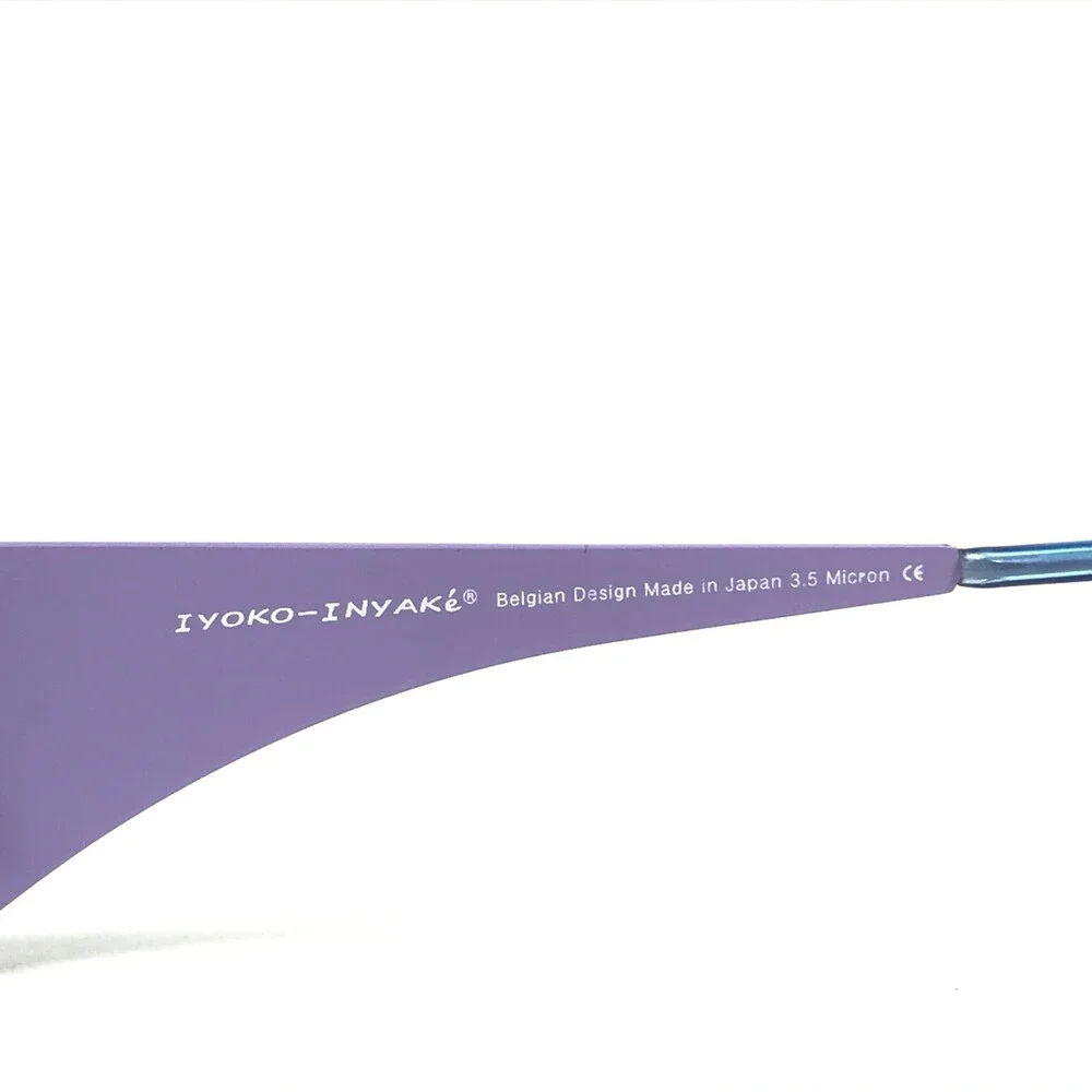 Iyoko-Inyake Eyeglasses Frames IY579 Col.144 Purple Rectangular 49-20-140